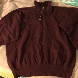Neiman Marcus Mens Dark Burgandy Sweater- Size XL